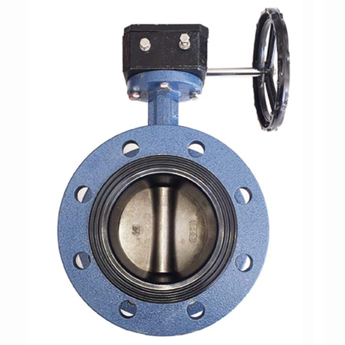 法兰蜗轮脱硫蝶阀